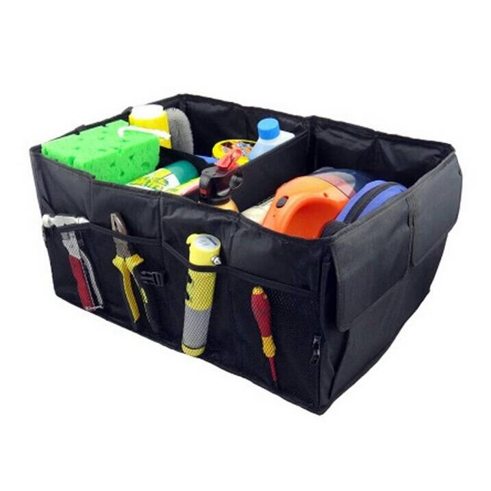 TEMPAT TAS ALAT SERBAGUNA BAGASI MOBIL - Car Toolbox Tool Storage Car Trunk Storage Organizer Mobil