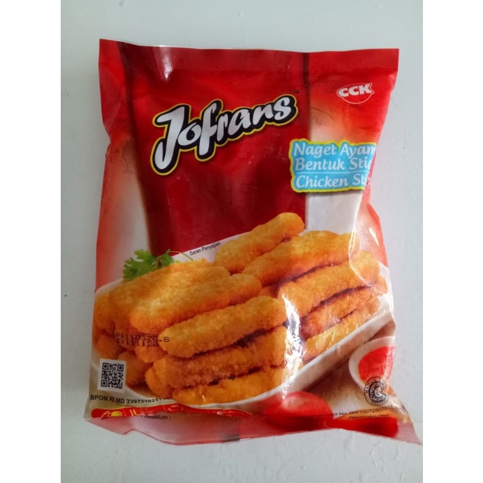 Jual Jofrans Nugget Stick Chicken Ayam Kemasan Gram Shopee