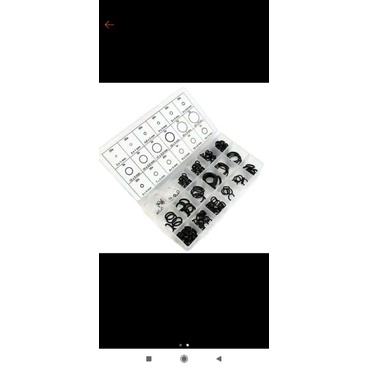 225 pcs oring seal oring kit sil set untuk mobil motor