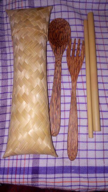 Set Sendok Kelapa Sepaket Alat Makan Souvenir Unik Souvenir Murah Alat Makan Kayu Alat Makan Jogja