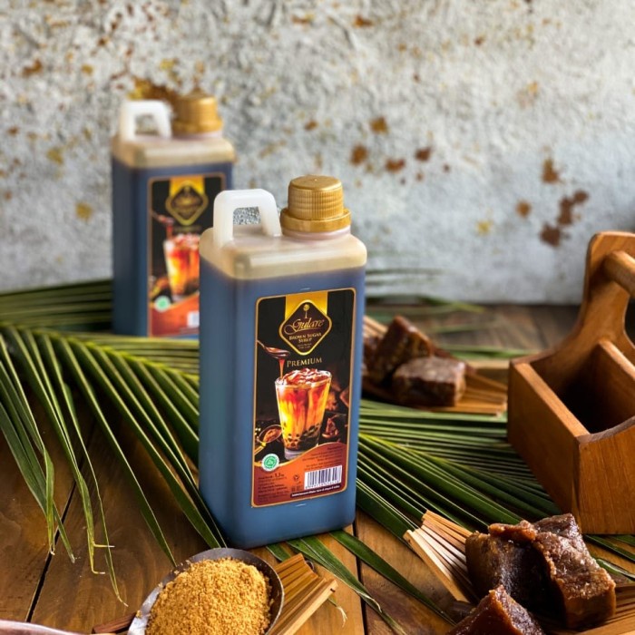 

Okinawa Brown Sugar Syrup Premium 1,3kg Merk Gulare/Brown Sugar Boba