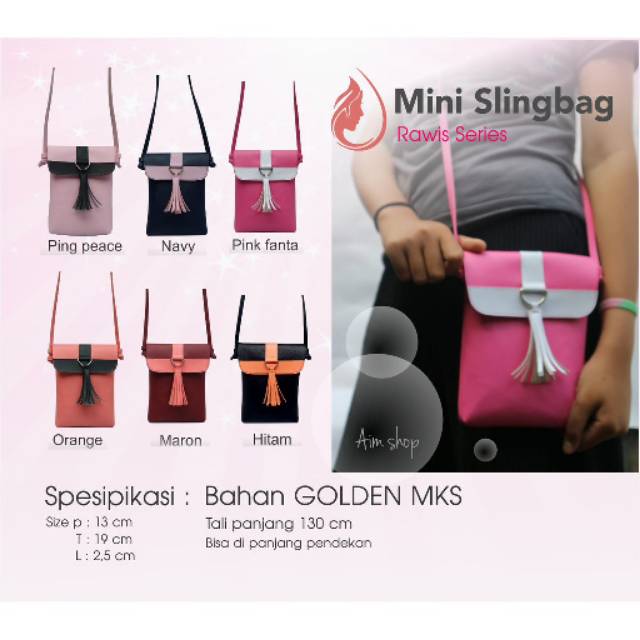 Tas hp lucu  SELEMPANG MURAH SLING BAG MINI TAS HP CANTIK