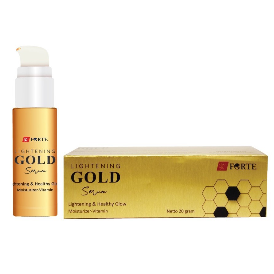 [ORI] SYB FORTE LIGHTENING GOLD SERUM | Serum Emas Anti Aging with Brightening Mengecilkan Pori Wajah