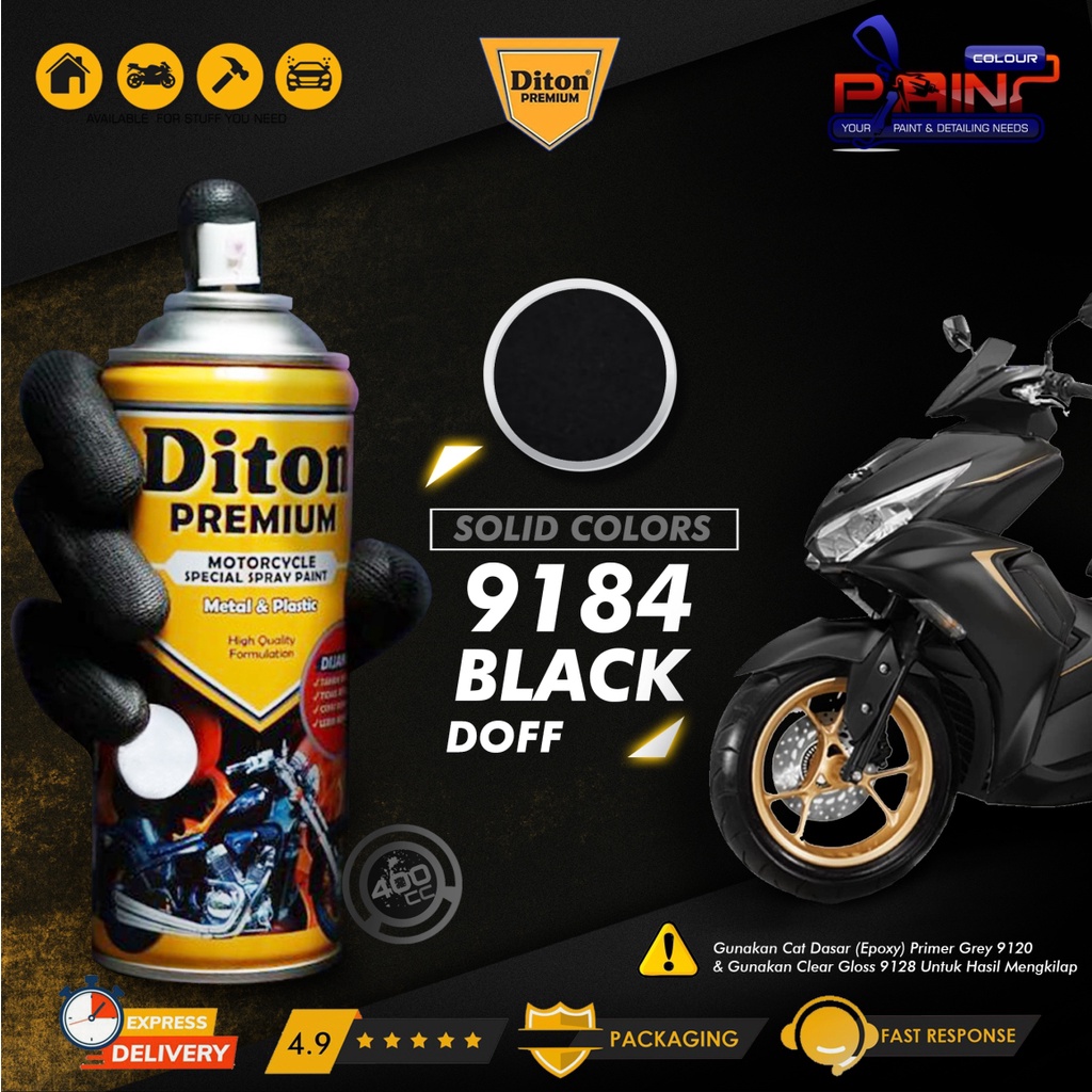 Diton PREMIUMM 9184 Black Doff Cat Semprott