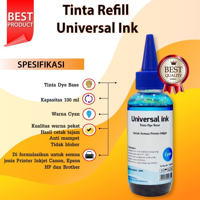 Tinta Hp Isi Ulang 682 680 678 802 803 703 704 100ml