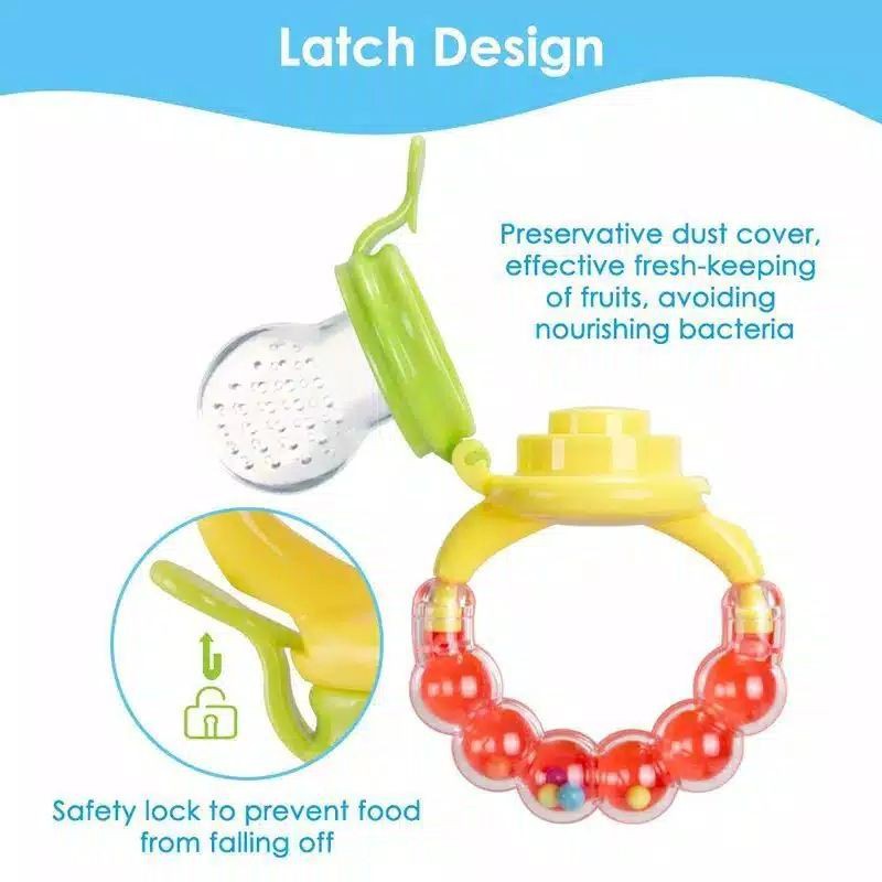 Baby Fruit &amp; Food Feeder / Empeng Buah Bayi Mainan Krincingan / Dot Buah Bayi / Fruit Feeder