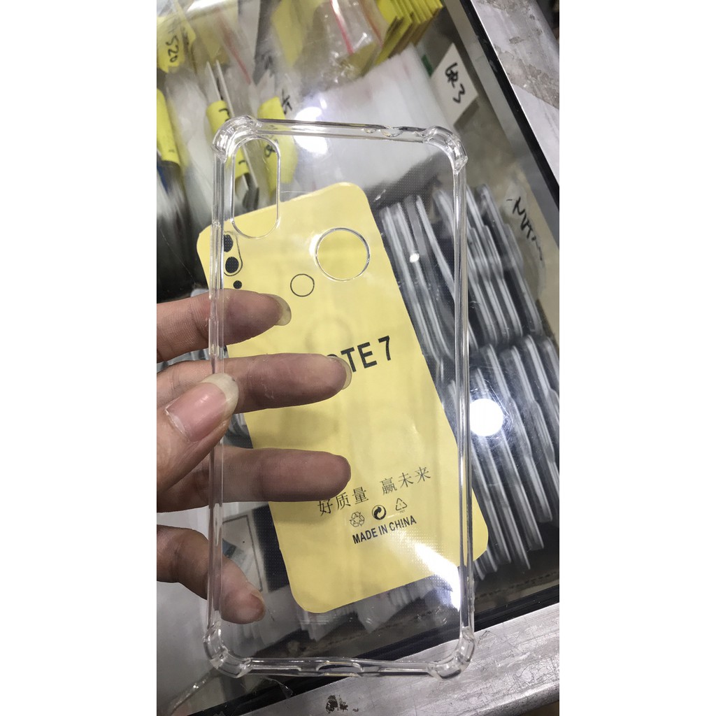 Anti crack softcase sarung kondom silikon bening Xiaomi redmi note 7