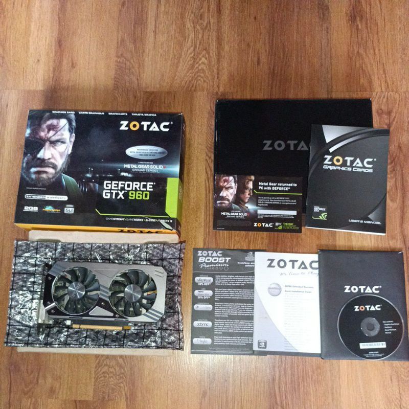 VGA GTX 960 2GB GDDR5 ZOTAC ( DIATAS RX 550 560 GTX 1050 750 )