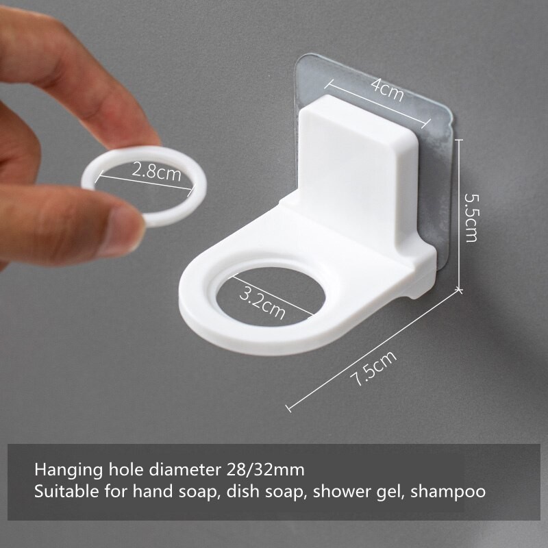 Gantungan Botol Sabun Shampoo Holder Hook Gantungan Dinding Kamar Mandi Serbaguna