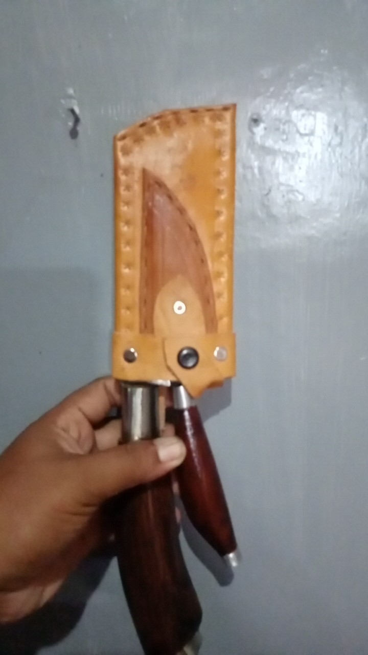 Blakas Bali + Belati Kecil - Pisau Potong Daging