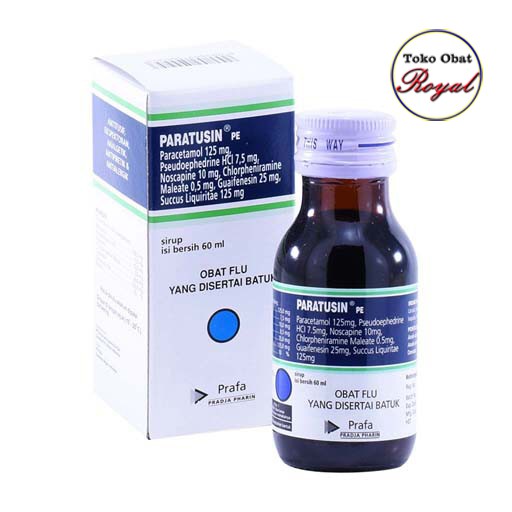 Paratusin Syrup Obat Batuk Dewasa dan Anak