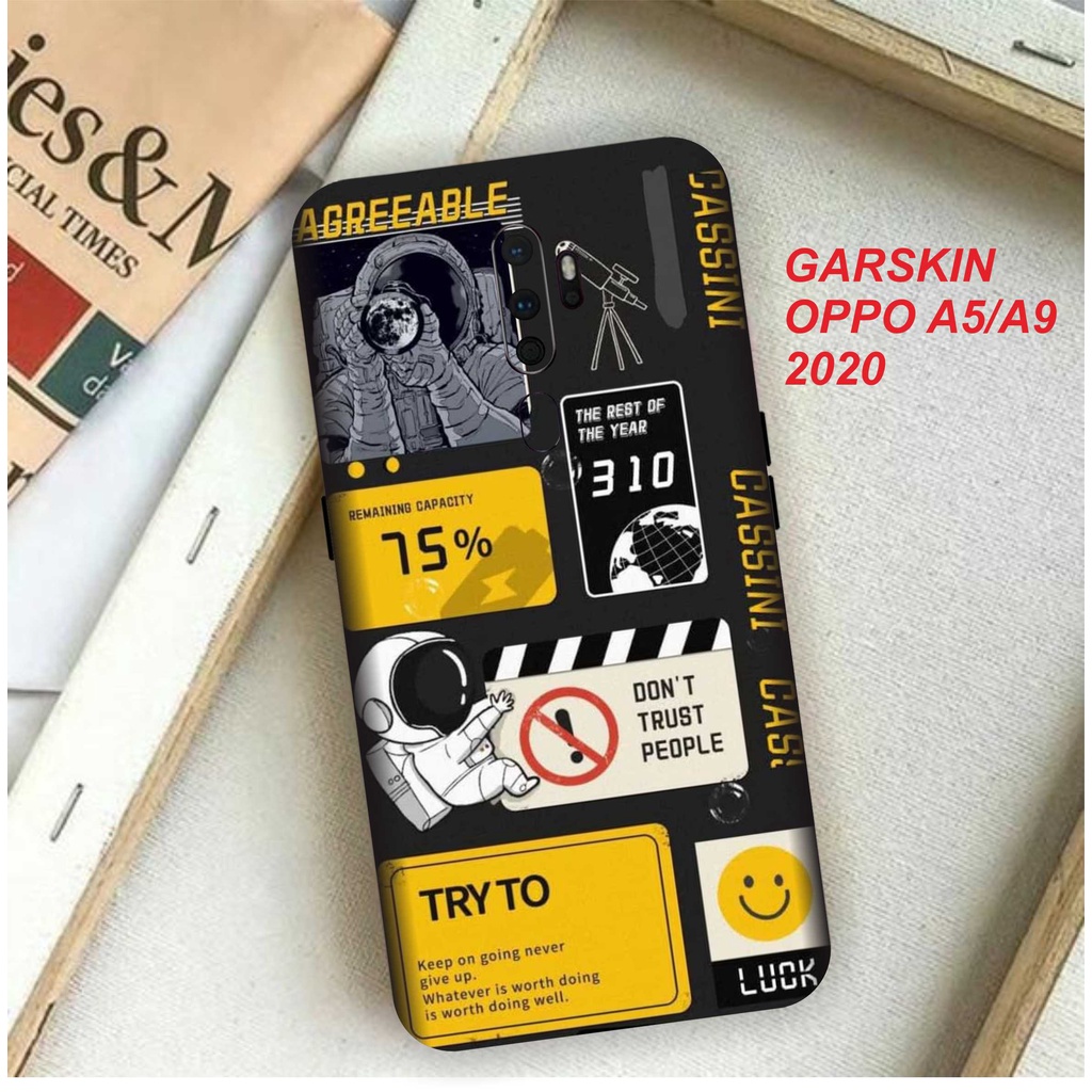 GARSKIN HP OPPO A5 2020 // GARSKIN OPPO A9 2020 // GARSKIN ISI 2PCS MOTIF ASTRINOT // GARSKIN BISA C