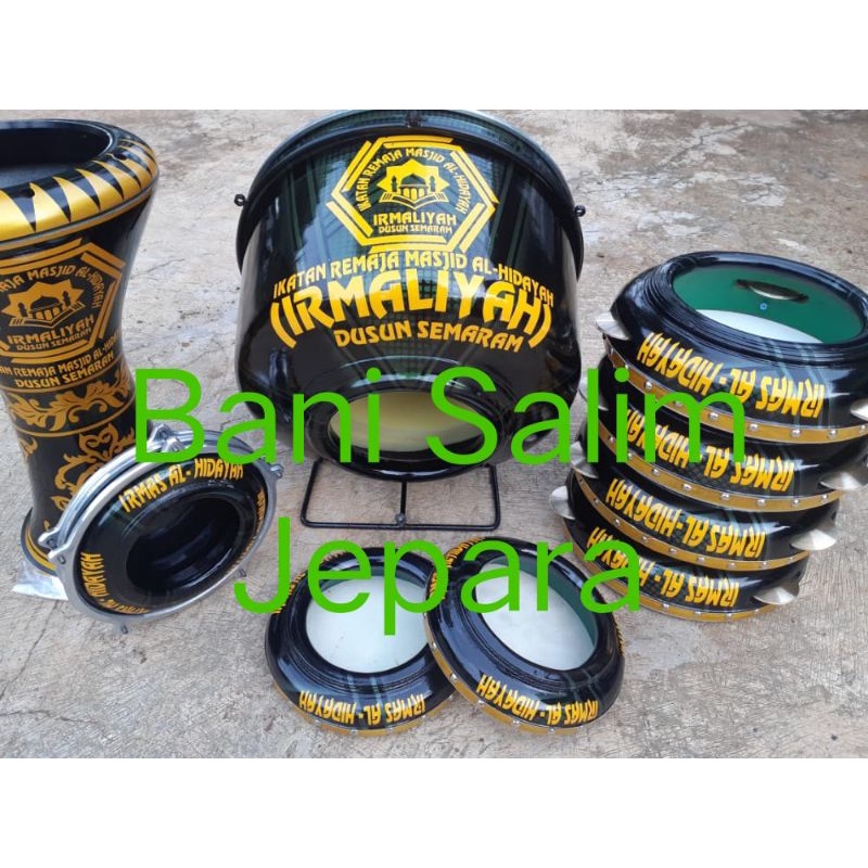 Alat Rebana 1 Set Lengkap Motif Berkualitas Asli Jepara Bergaransi