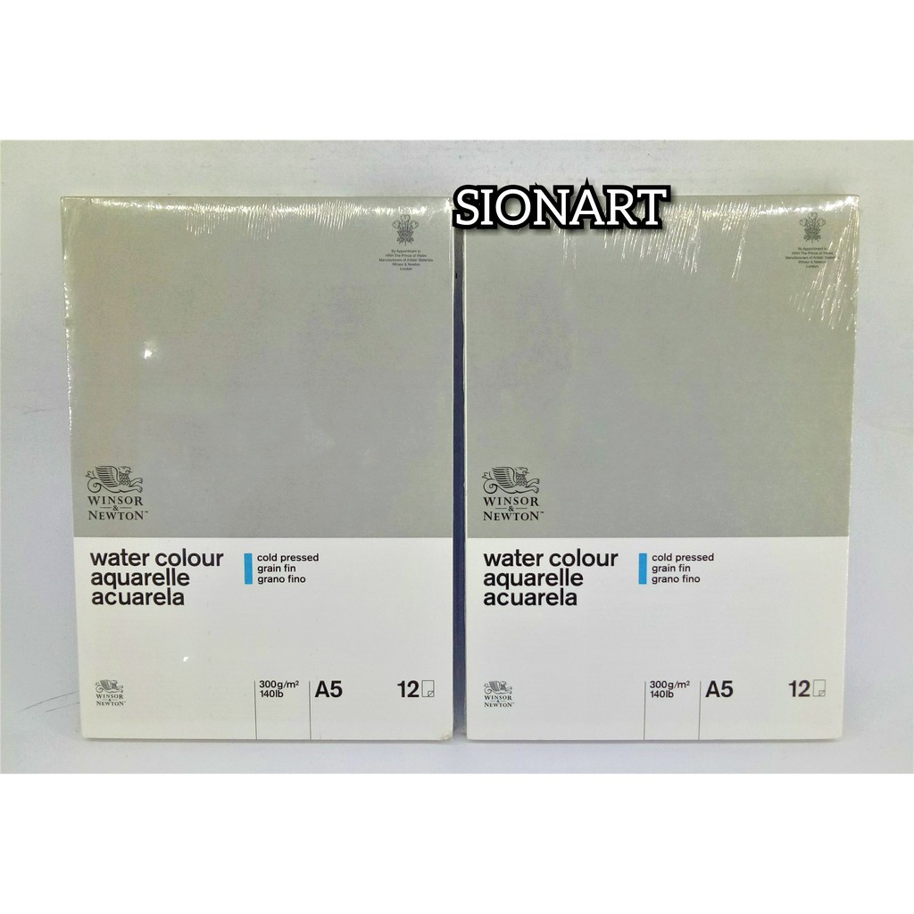 

Watercolour Paper A5 300 GSM 12 Sheets Winsor & Newton