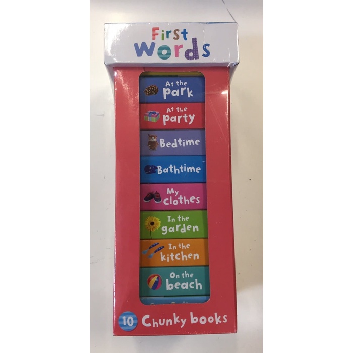 New Book Tower First Words. 10 Chunky Board Books