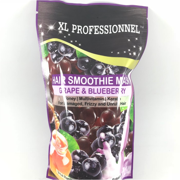 XL Professionnel Hair Smoothie Mask Refill Grape & Blueberry 500gr