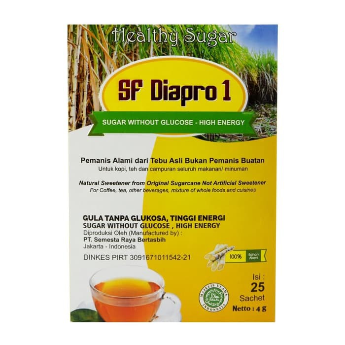 SF Diapro Gula Tanpa Glukosa - 25 Sachet