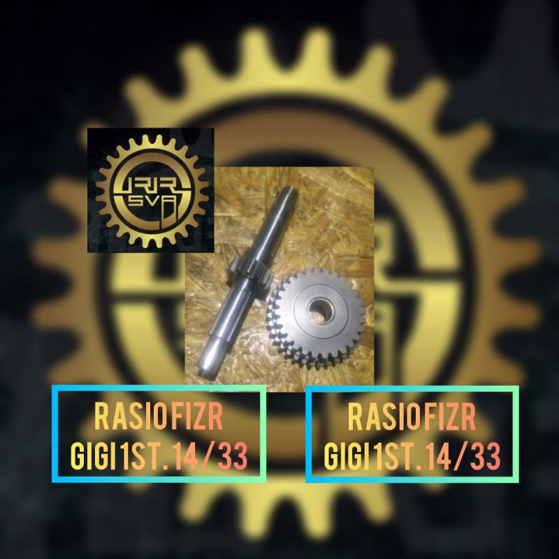 Gigi Rasio Racing F1ZR (FIZR) (FIZ R) (Force 1) Ecer Gigi 1st.14/33 stater On/Off