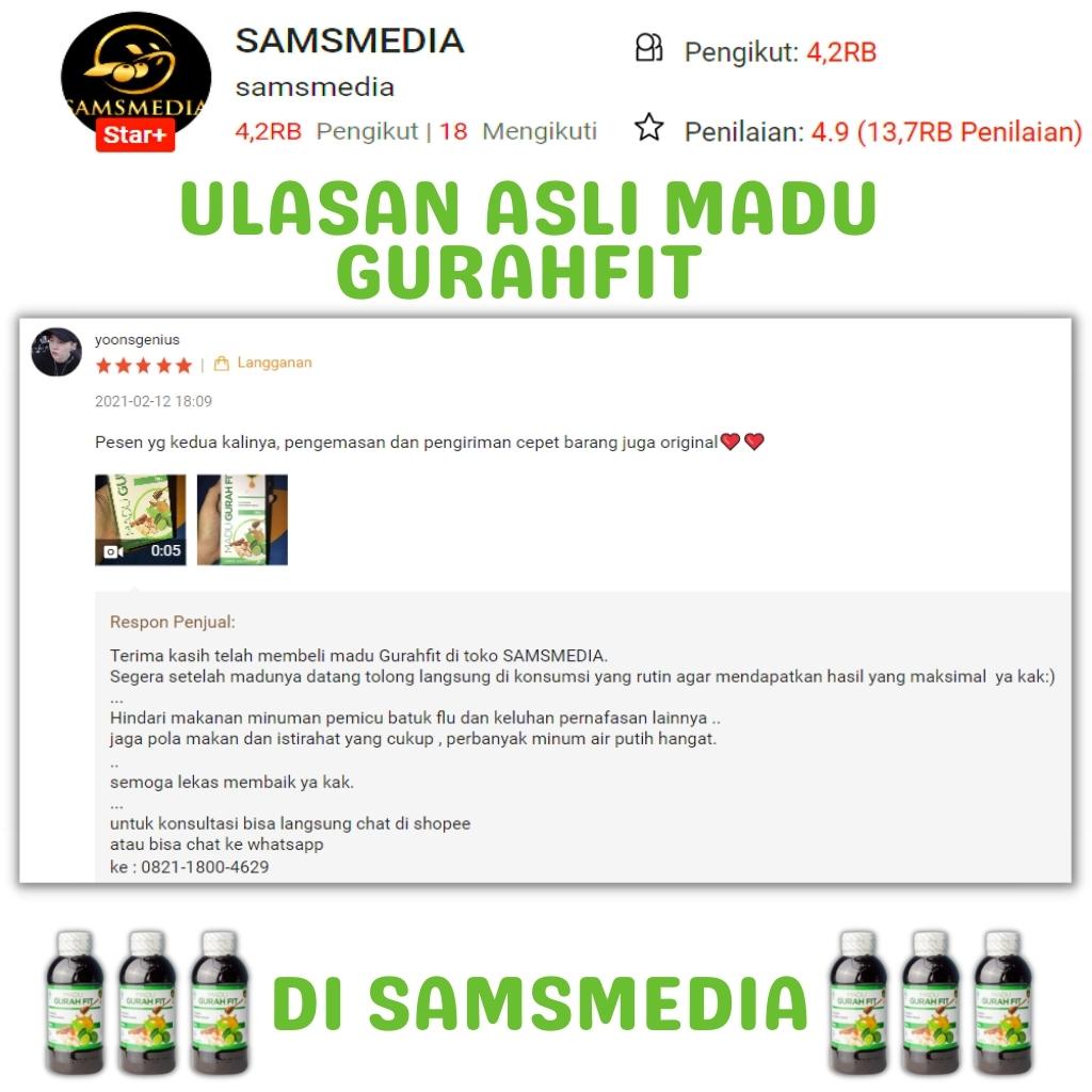 Madu Gurah Fit Asli original Madu Gurahfit Obat Batuk Radang Tenggorokan - Madu Gurahfit Asli Original - Samsmedia