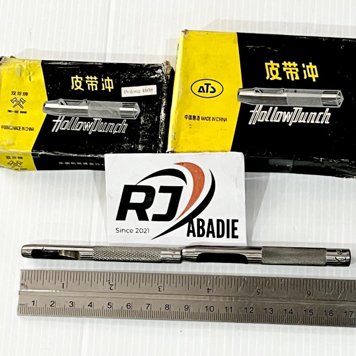 [12PCS] Plong Alat Pembuat Lubang Kulit Hollow Punch ATS Kapak 1/4mm 3/16mm