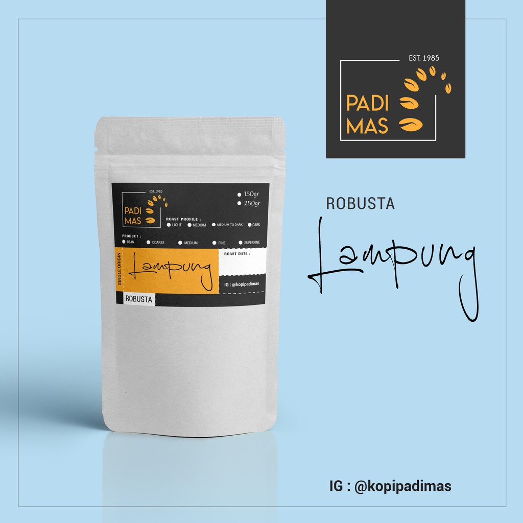 

KOPI ROBUSTA LAMPUNG Single Origin 150gr 250gr