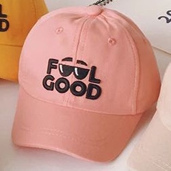 TOPI BASEBALL ANAK FASHION HAT TOPI MOTIF LUCU BORDIR UNISEX TOPI MOTIF FEEL GOOD