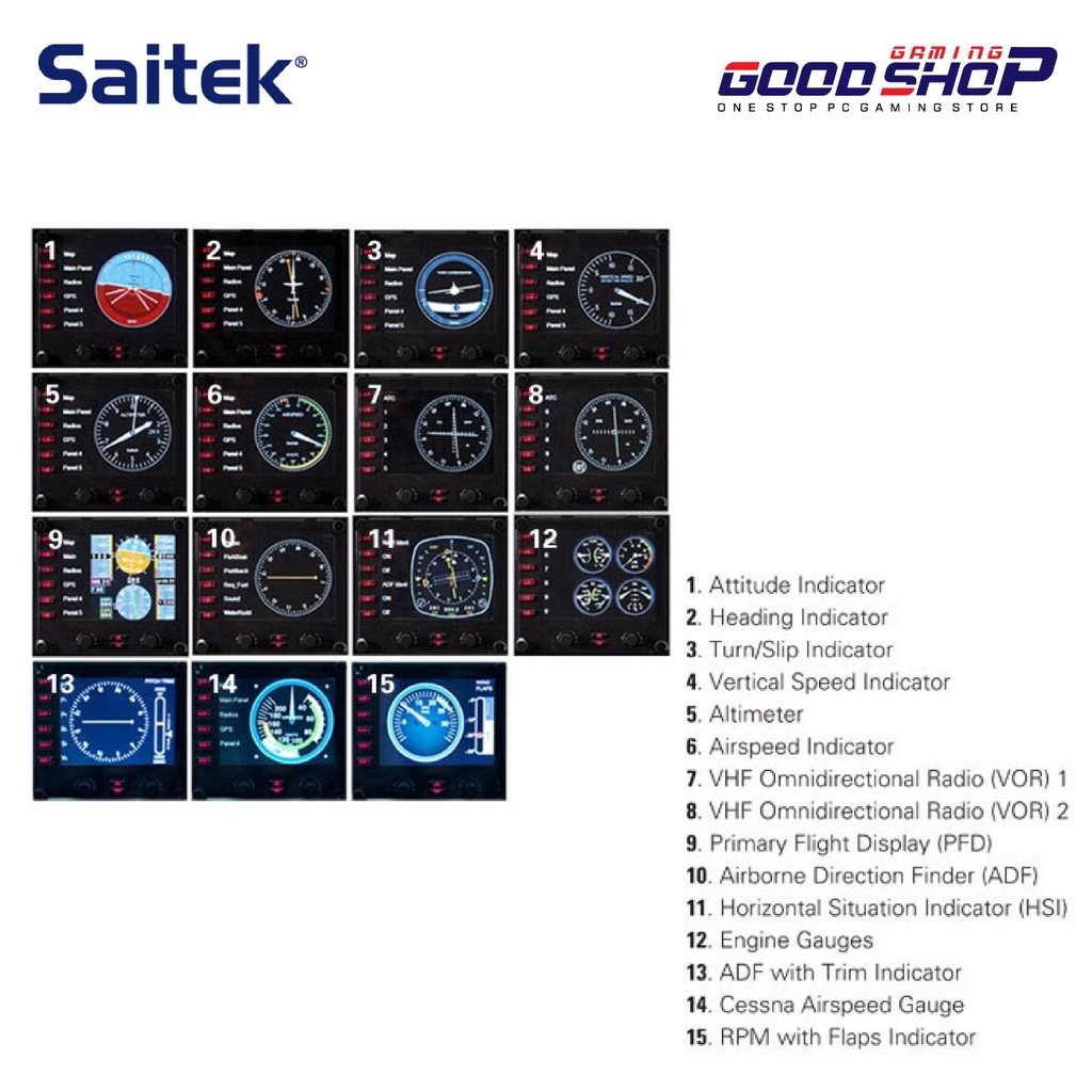 Saitek Flight Instrument Panel