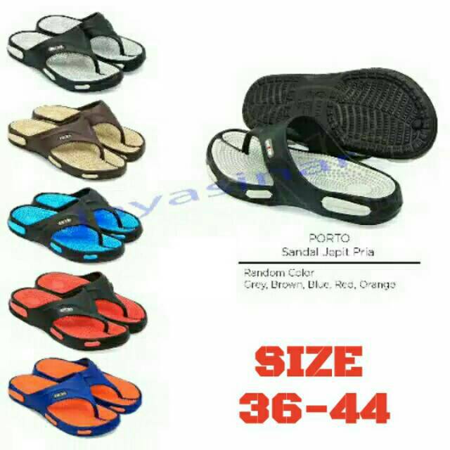 Sandal japit pria berduri karet bermerk porto Shopee Sandal japit pria berduri karet bermerk porto Shopee