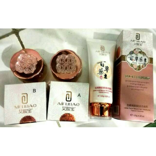 PAKET CREAM AI FU BAO DAN CLEANSER AIFUBAO