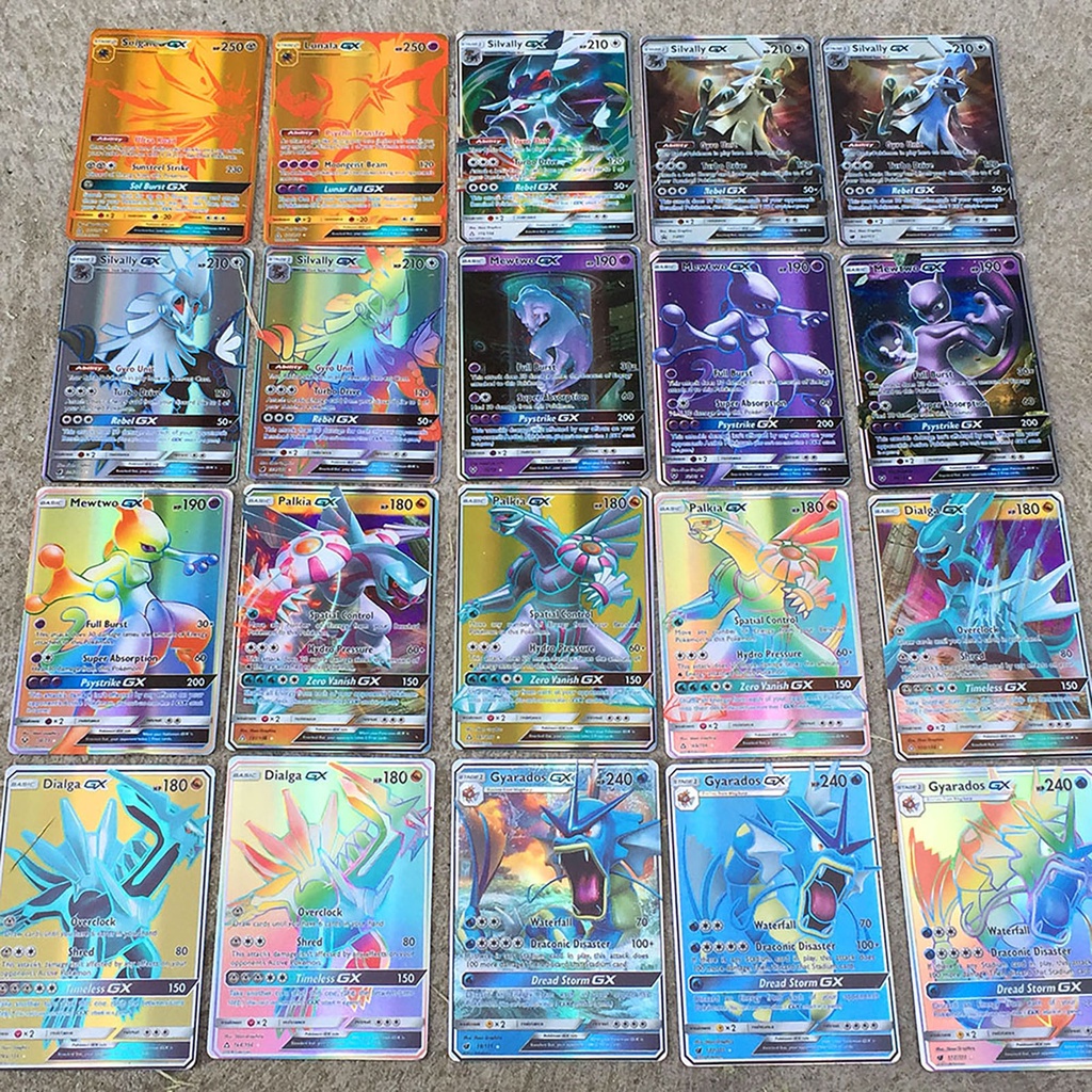 [Jianxin] 100Pcs Megas EX GX Energy Cards Pokemons TCG Anime Game Children Collection Toy