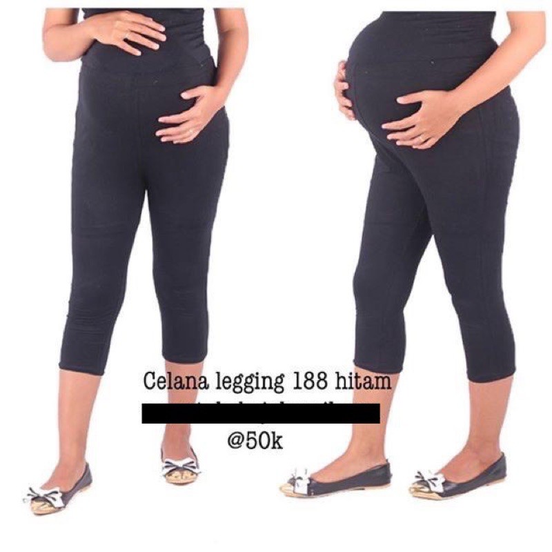 Celana legging 188 hitam