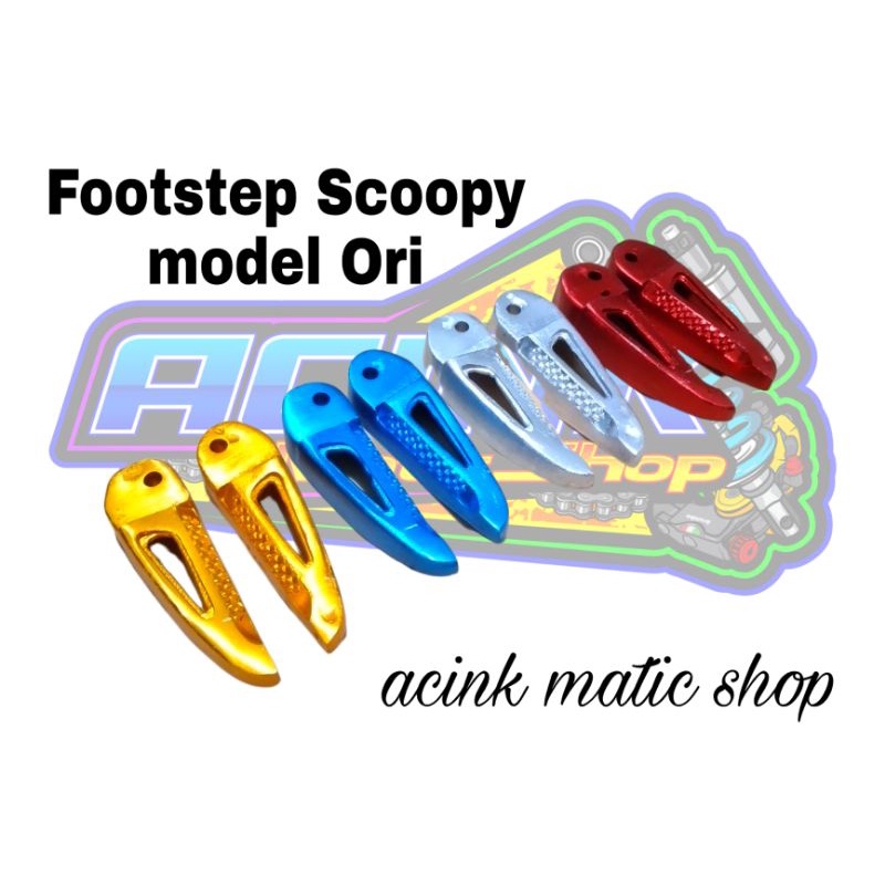 Footstep Postep Step Belakang Honda Scoopy Vario Beat Cnc