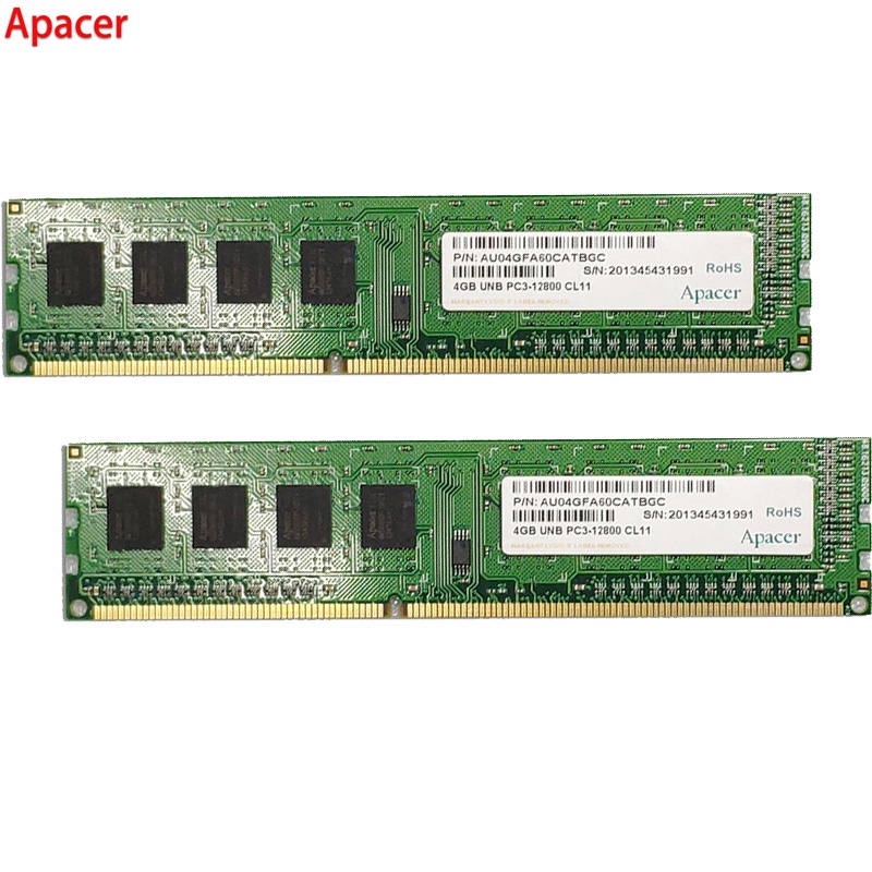 Apacer DDR3 RAM 2GB 4GB 1333 / 1600MHz DIMM Desktop Memory PC3