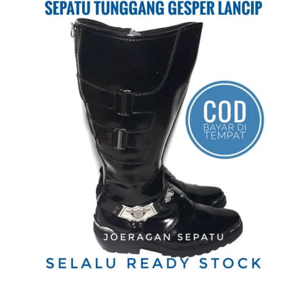 SEPATU TUNGGANG KILAP SERI 03 SEPATU TUNGGANG LANTAS SEPATU TUNGGANG POLANTAS SEPATU TUNGGANG DISHUB