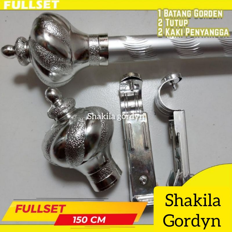 Tiang gorden 150cm fulset / batang gorden