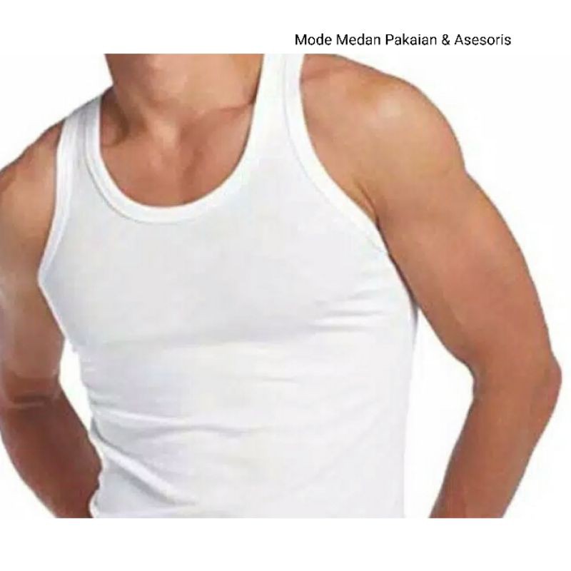 Kaos singlet Ori kaos dalam pria Dewasa Eceran / pakaian dalam laki murah