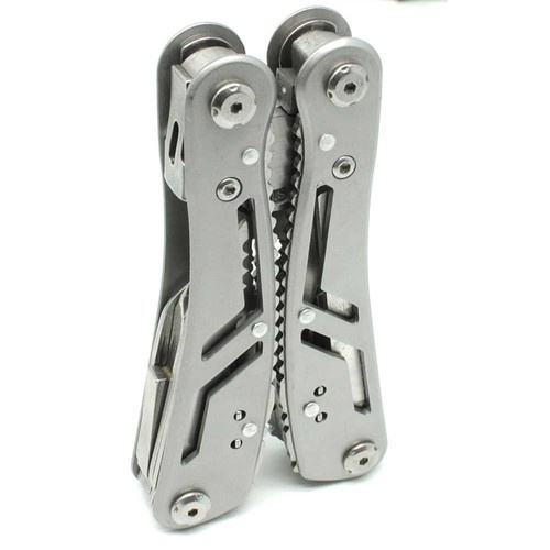 JEEP Multifunctional EDC Plier Survival Tool Stainless MPA22S Silver