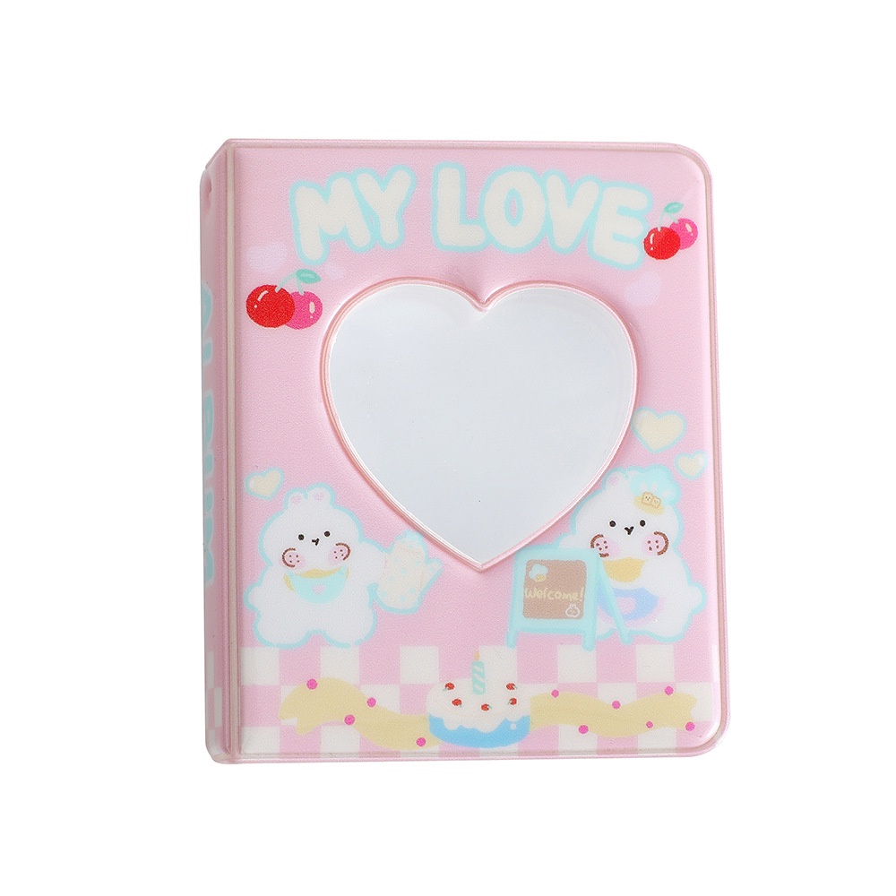 Album Foto Kawaii Love Heart 3inch Tempat Foto Mini 2R Album Buku Koleksi Kartu