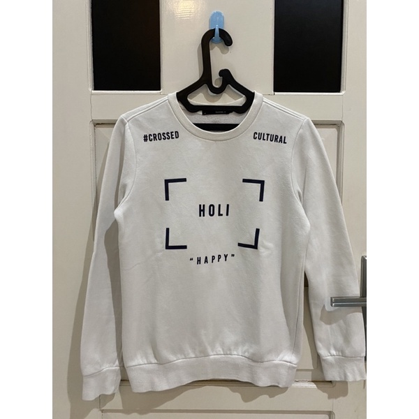 clride.n sweater putih