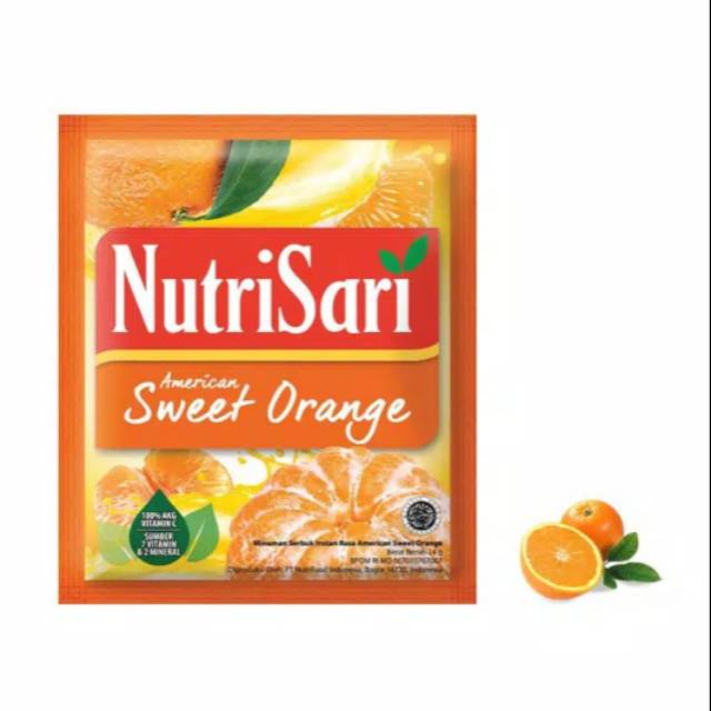 

sembako murah Nutrisari sweet orange 1 pack Rp 7.500