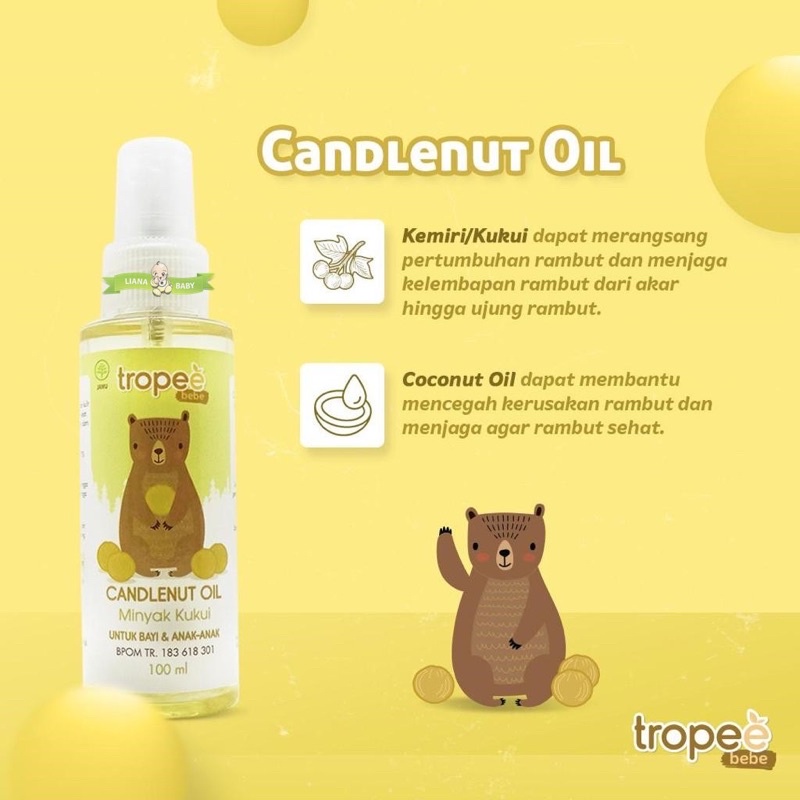 Tropee Bebe Candlenut Oil 100 ml