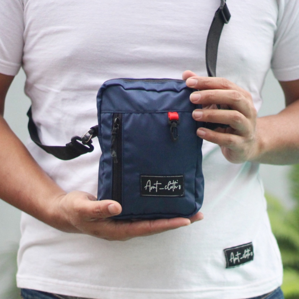 Amt_Cloth's Tas Selempang - Sling Phone - Black - Army - Navy - Sling Bag