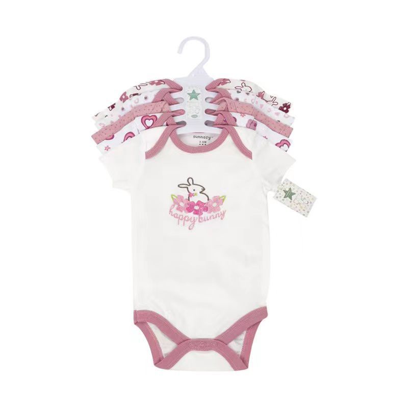 BABY K2 - Baby Bodysuit Sunnozy Isi 5 Pcs Motif Happy Bunny