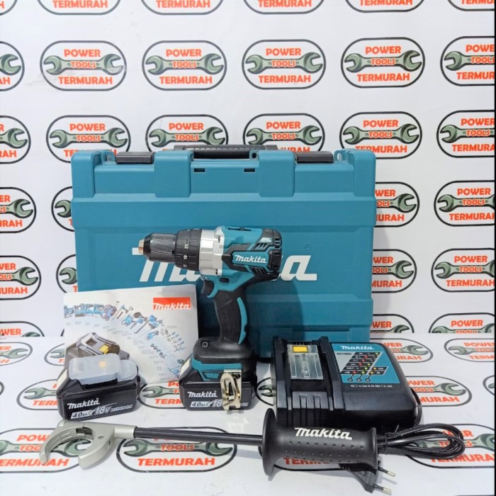 Mesin Bor Obeng Baterai 18 V DDF 481 RME Bor Cordless DDF481RME