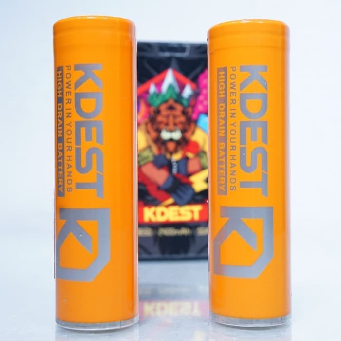 Battery Kdest 2400mAH 50A K6W 18650 Authentic Baterai