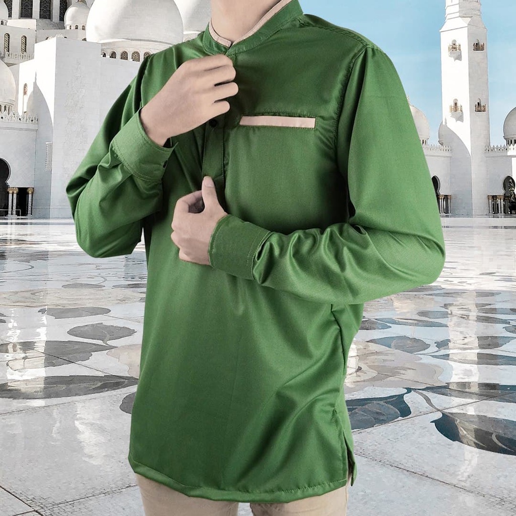 BIG SALE PAKAIAN  BAJU KOKO AHTAR PRIA LENGAN PANJANG MUSLIM