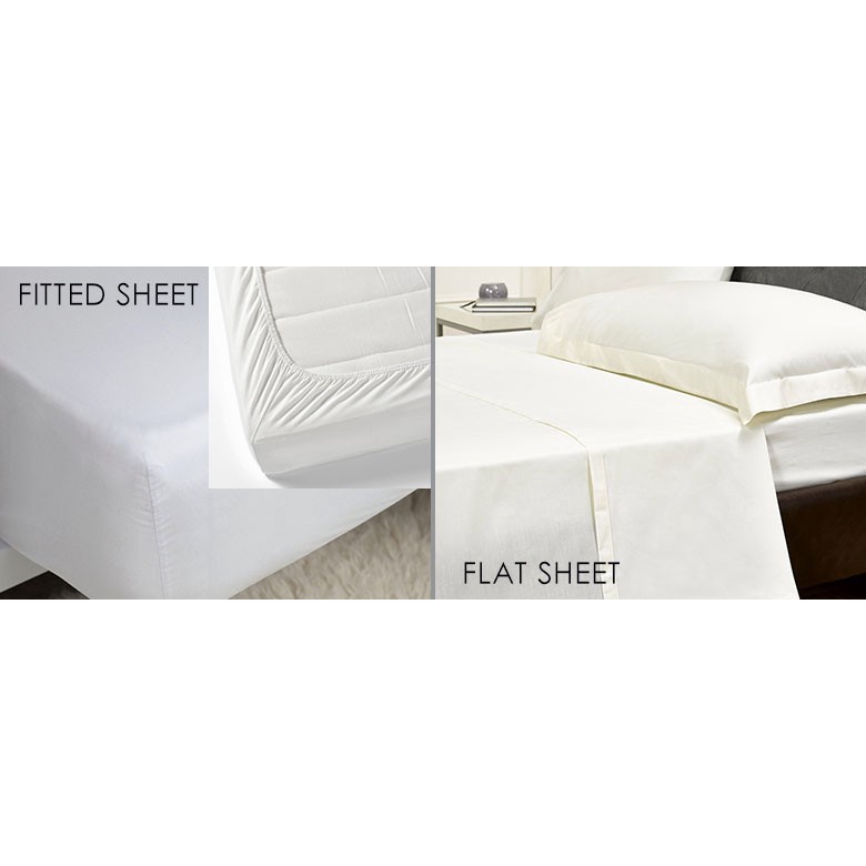[DC Set] Duvet Cover Standard Hotel + Sprei Set Polos Cotton 300TC
