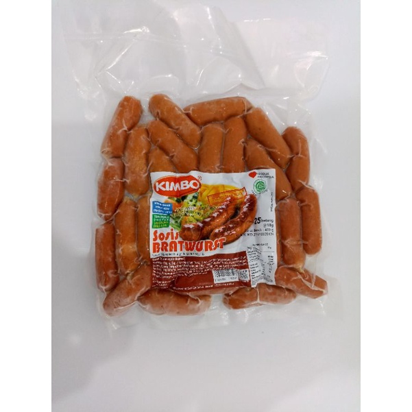 

Kimbo Sosis Bratwurst Cocktail 450gr