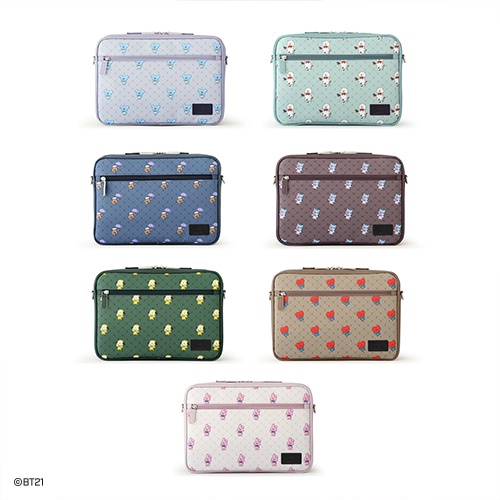 BT21 EASY CARRY  LAPTOP POUCH  [S] I Tas Laptop BT21 I Koleksi BT21 Original Korea
