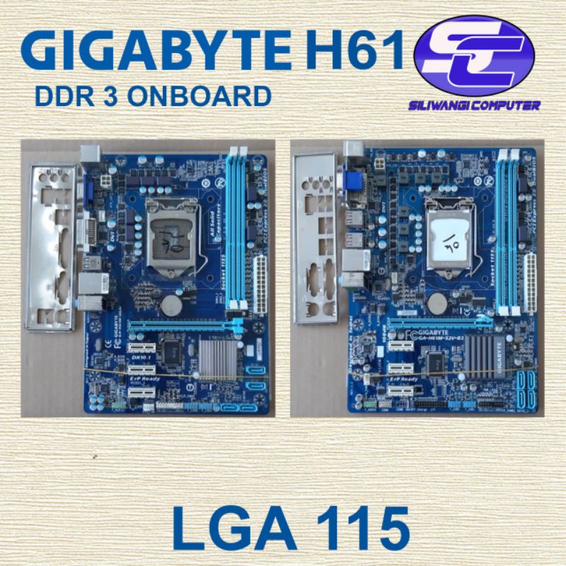 Mobo ASUS GIGABYTE H61 1155